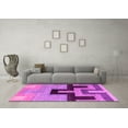 thumbnail image 3 of Ahgly Company Indoor Rectangle Abstract Pink Modern Area Rugs, 2' x 4', 3 of 4