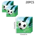 thumbnail image 3 of Yhmxh 20pcs Soccer Napkins Soccer Party Decorations, 13x13 inch Soccer Napkins for Party, Men's Birthday Soccer Theme Party Disposable Napkins for Soccer Soccer Party Decorations, 3 of 6
