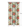 thumbnail image 5 of Pioneer Flower Floral Print Pattern Shower Curtain 36"x72", Bathroom Decorative Shower Curtain Set with 12 Hooks, Waterproof Washable, 5 of 6