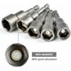 thumbnail image 3 of 10 puntas de destornillador magnético: puntas de destornillador de impacto magnéticas de 6 a 19 mm, adaptador de puntas hexagonales de 1,4", 3 of 5