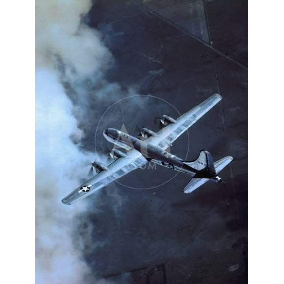 USAF B29 Superfortress Bomber in Flight, Unframed Photographic Print Wall Art Sold by Art.Com