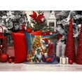 thumbnail image 2 of Carolines Treasures DAC4060PW1414 14 x 14 in. Australian Shepherd & Santa Claus Throw Pillow, 2 of 6