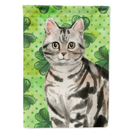 Carolines Treasures CK3059CHF American Shorthair Shamrock Flag Canvas House Size Large multicolor