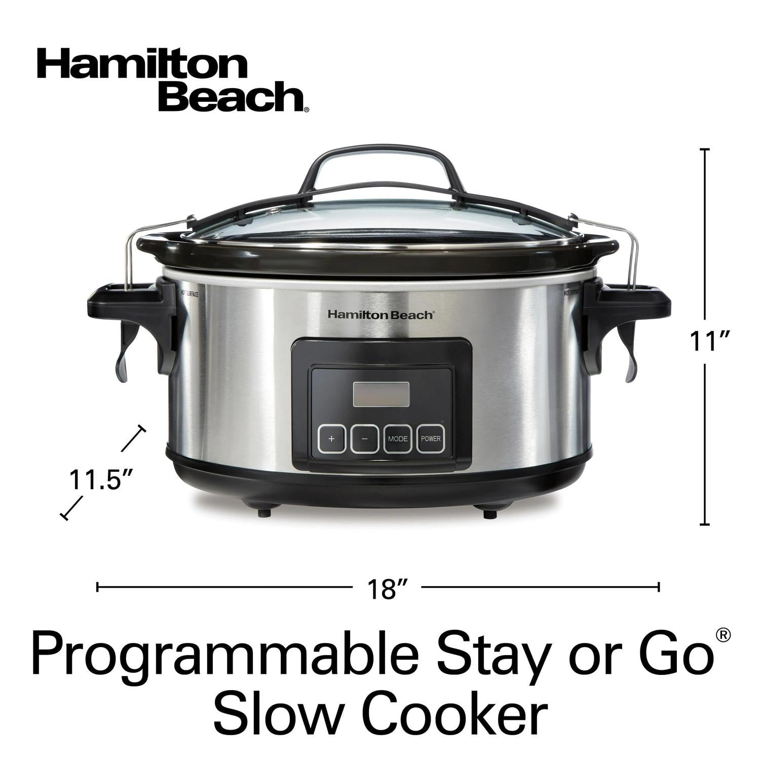 Hamilton Beach Programmable Stay or Go® 6 Qt. Slow Cooker