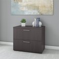 thumbnail image 2 of Bush Business Furniture 400 Series 36W 2 Drawer Lateral File Cabinet in Gray, 2 of 6