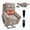 Khaki, variant on Dual Motor Power Lift Recliner Chair, 350LB Capacity with Massage and Heat, 180° Recline, Remote Control, Cup Holders, Light Grey