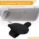 thumbnail image 3 of Clip para gafas de sol en el coche Unique Bargains con soporte magnético universal para parasol de gafas de sol para coche ante negro 10x6.1cm 1 Pcs, 3 of 7