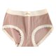 thumbnail image 1 of Gibobby Calzoncillos hipster Las mujeres en la cintura son algodón ahuecado y levantan las nalgas bragas breves puras (Rosa, XL), 1 of 4
