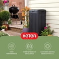 thumbnail image 3 of Bote de Basura Baltimore Trash Can, Cesto para Jardin y Exteriores, KETER, 3 of 10