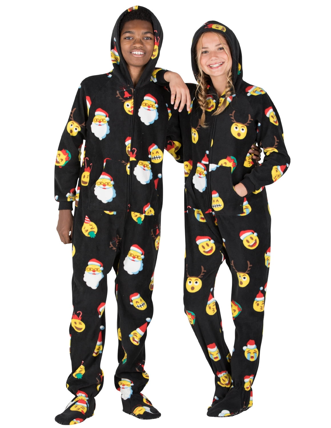 Women and Pets Girls Footed Pajamas Men Family Matching Kisses Hoodie Onesies for Boys