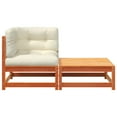 thumbnail image 3 of vidaXL Garden Sofa Corner with Cushions and Footstool, 3 of 5