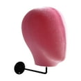 thumbnail image 3 of Cabeza de maniquí para montaje en pared, soporte para postizo, multiusos, ahorro de espacio, estable para postizo, sombreros, gorras para peluquería,, 3 of 8