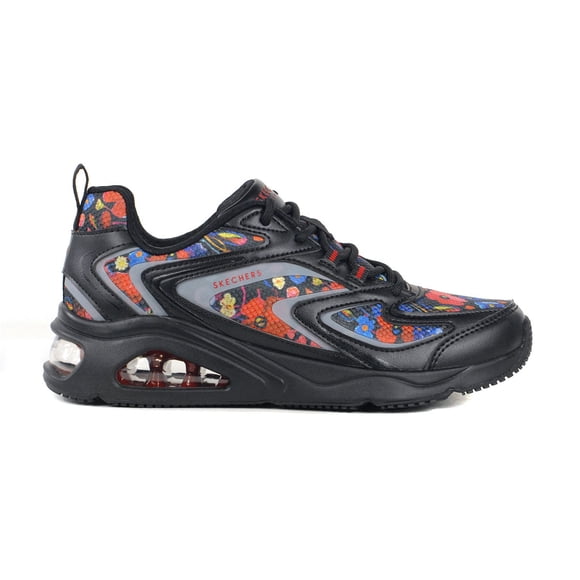 Skechers Women's Tres -Air Uno - Botanical Bliss Black/Multi Sneakers 177407.BMLT<span> - </span>6.5
