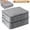Gray, variant on TeqHome Ultra Space Saving Self Compression Organizer Closet Organizers and Storage Moving Bags for Comforters Clothes Blankets (1 Pack, Gray-M)