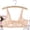 Beige, variant on MGDXOX Women's Full Sheer Floral Lace Unlined Wireless Bra, Thin Adjustable Strap Plus Size Elegant Lingerie Bra Red 36