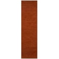 thumbnail image 2 of Rugsotic Carpets Hand Knotted Loom Wool 2'6''x10' Runner Area Rug Solid Pink LNC111, 2 of 5