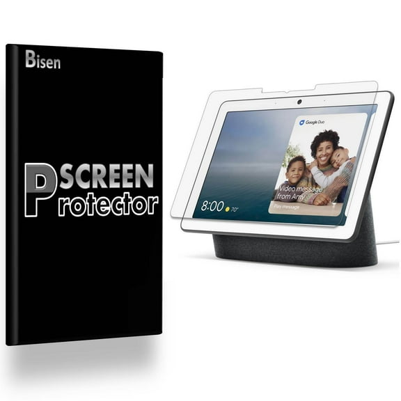 [3-Pack] For Google Nest Hub Max [BISEN] Screen Protector, HD Clear, Anti-Scratch, Anti-Bubble