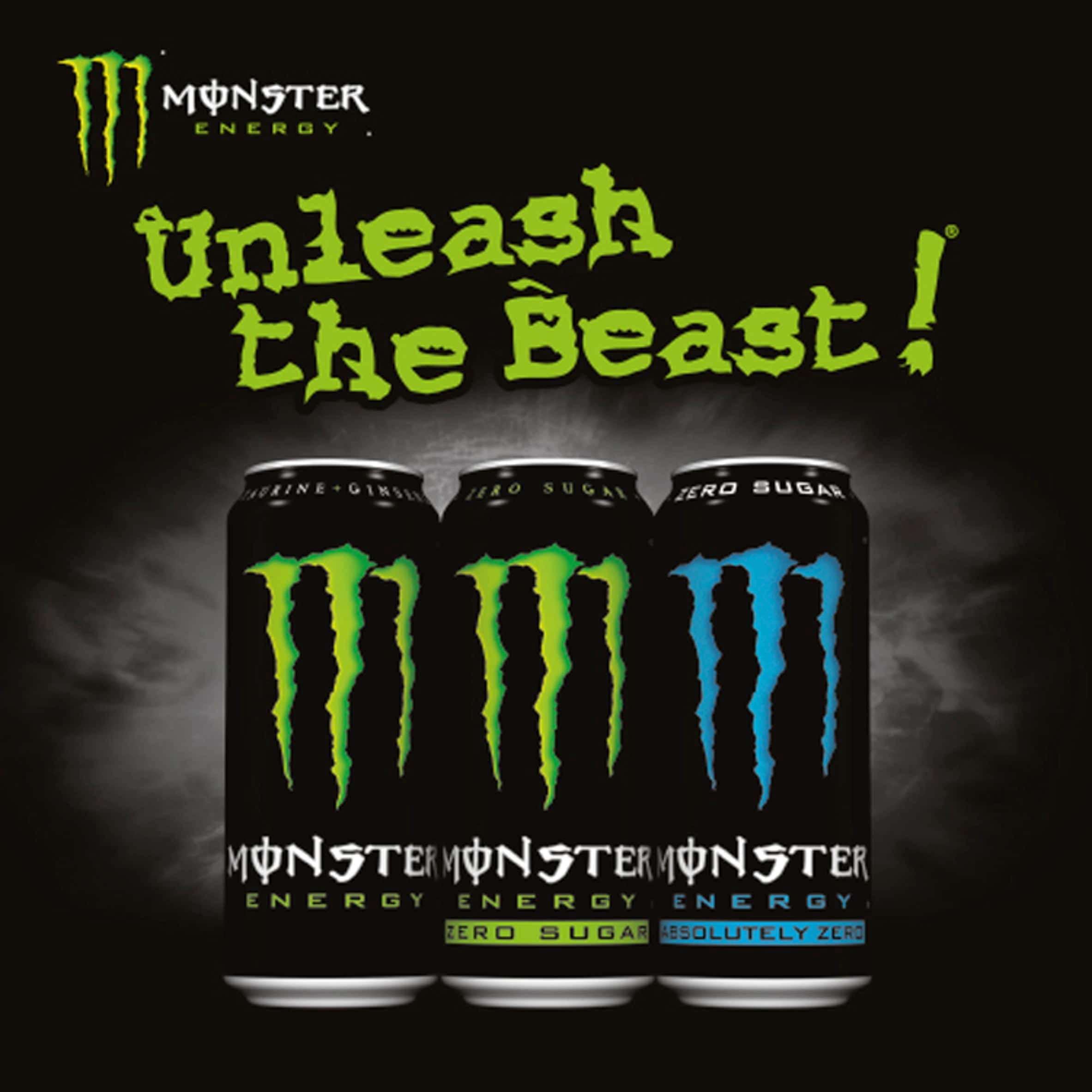 Monster Energy 9 X 500Ml, Imported from Britain