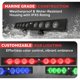thumbnail image 3 of Pyle Sistema de altavoces con barra de sonido, barra de sonido envolvente de 8 x 30 W con Bluetooth, AUX, USB, iluminación RGB, control remoto, resistente al agua IPX5, diseño de aluminio perfecto par, 3 of 5