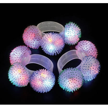 4 LIGHT-UP PUFFER BRACELET, Case of 72