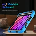thumbnail image 3 of navor Rugged Cover Compatible with iPad Mini 6 (2021), Rotatable Kickstand Shoulder & Hand Strap Shockproof Heavy Duty Protective Case, 3 of 9