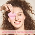 thumbnail image 4 of FACEMADE 6 Pcs Triangle Velour Face Powder Puff Set with Case, Colorful, 4 of 6