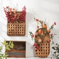 thumbnail image 2 of Basket Weave Flower Plant Holder Adds Natural Charm Plant Holder Landscaping, 2 of 8