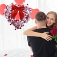 thumbnail image 2 of Valentine's Day Decoration Heart Shape Garland Home Decoration Wedding Room Decoration Western Valentine's Day Wedding Car Decoration, 2 of 7
