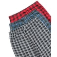 thumbnail image 6 of Real Essentials 3 Pack: Men's Fleece Pajama Pants Loungewear Soft Pj Bottoms Sleepwear Pockets (Big & Tall Available), 6 of 7