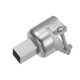 thumbnail image 3 of Acero Calor Pistola Boquilla 10x10mm Cuadrado Forma Carbono Acero Reemplazo Accesorio Reparación Herramienta para 850 Serie Caliente Aire Soldadura Estación Unique Bargains pistolas de calor de potencia, 3 of 6