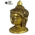 thumbnail image 3 of The KD Store Buddha Head 1.97 inch 0.22 lbs Brass Idol/Statue, 3 of 4