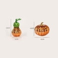 thumbnail image 3 of EIMELI Glass Pumpkin Light Battery Operated LED Pumpkin for Fall Halloween Thanksgiving Decoration (2Pcs), 3 of 5