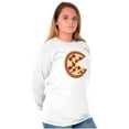 thumbnail image 5 of His Hers Matching Set Pizza Lovers Plus Size Long Sleeve Graphic Tee Shirt Brisco Brands 2X, 5 of 6