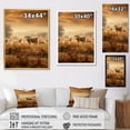 thumbnail image 4 of Designart "Serene Pastoral Cattle III" Animals Floater Framed Wall Art Print, 4 of 7