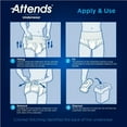 thumbnail image 2 of Attends Healthcare Products Adult Absorbent Underwear AttendsAdvanced Pull On Large Disposable Heavy Absorbency Pack of 18, 2 of 5