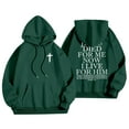 thumbnail image 5 of XINXIAOO Women's Sweatshirts Hoodies Long Sleeve Women Pullover Graphic Hoodie Dark Green Clothes Fall Sweatshirts Young Women, 5 of 5