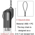 thumbnail image 2 of Window Breaker, Car Escape Tool,The Emergency Keychain Car Escape Tool, 2-in-1 Seatbelt Cutter and Window Breaker, 2 of 7