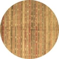 thumbnail image 1 of Ahgly Company Indoor Round Southwestern Brown Country Area Rugs, 6' Round, 1 of 4