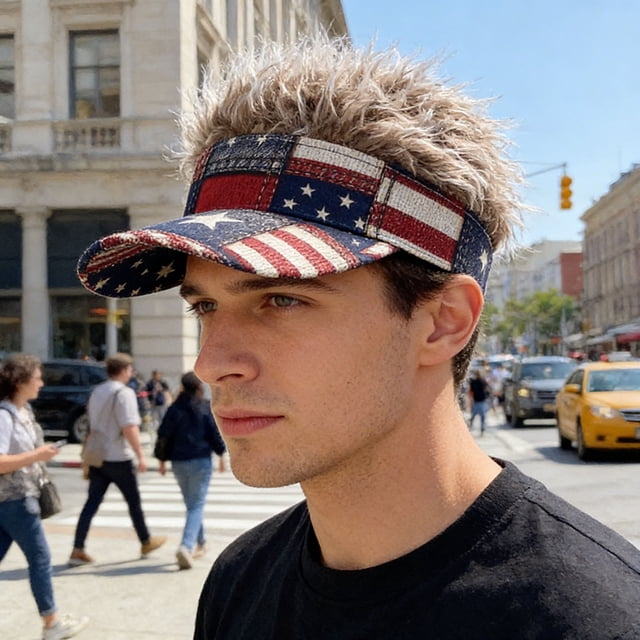 Exquisite Independence Day Star-striped Flag Baseball Cap Event Decoration