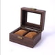 thumbnail image 4 of Caja de Almacenamiento de Reloj de Madera, Escaparate de Ventana de Vidrio Cojín de Reloj con Cerradura Joyero Organizador de Exhibición Reloj Estuche 2 rejillas Salvador Caja de reloj, 4 of 10