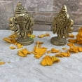 thumbnail image 4 of Ashopi Decor Brass Shank Chakra Motives | Pairing for Pooja | Housewarming Essentials Decorative Showpiece - 5.08 cm (Brass, Yellow), 4 of 4