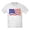 Ash Gray, variant on CafePress - Wavy American Flag T Shirt - Light T-Shirt Kids XS-XL