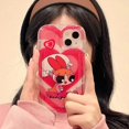 thumbnail image 2 of Clear Phone Case for iPhone 15 14 13 12 11 Pro Max XR XS X 8 7 6 6S Plus SE 2020 Cartoon P-Powerpuff Girls Shockproof Back Cover, 2 of 7