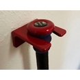 thumbnail image 2 of Grip-N-Rip Single Bat Rack Lightweight Aluminum, Secure & Compact Bat Holder for Softball, Baseball, & Game Rooms Easy to Install with Sleek Black Powder-Coated Finish (Red), 2 of 3