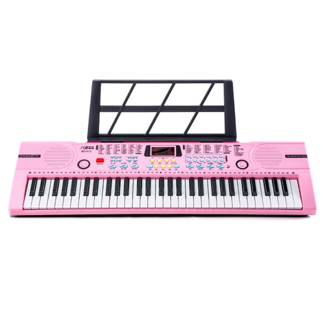 Teclado de 61 teclas, Piano eléctrico, juguete Musical, teclado de aprendizaje para principiantes