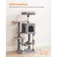 thumbnail image 3 of Torre para gatos Feandrea Cat Tree de 112 cm con rascadores y hamaca, 3 of 9