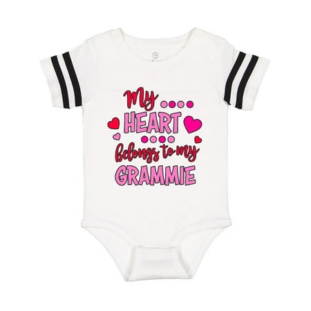 

Inktastic My Heart Belongs to my Grammie Gift Baby Boy or Baby Girl Bodysuit