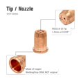 thumbnail image 2 of Lefu 20pcs PR0117 Plasma Electrode PD0114-10 Tips 1.0mm for Trafimet S75 Cuting Torch, 2 of 9