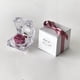 thumbnail image 4 of Mini rosa preservada Mina’an-flor eterna color Rose Wine en cajita de regalo, 4 of 4