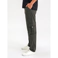 thumbnail image 6 of hirigin Men Long Pants, Casual Party Street Spring Fall Trousers Big Pockets Male Solid Color Trousers, 6 of 9